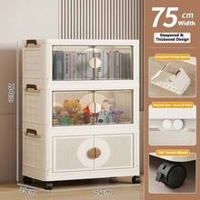 Armario plegable multiuso, organizador de almacenamiento de ropa, mueble de uso doméstico para el salón para guardar aperitivos, juguetes y accesorios