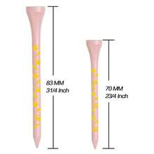 1pc/5Pcs 8cm/7cm Pink Banana Golf Tees Wood Printed Wooden Golf Tees Golfing Accessories - Multicolor - View 6