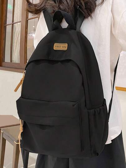 女士防水休闲背包，学院风