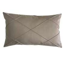 Kit 2 Rectangular Suede Draped Baguette Cushion 30cmx50cm - 米色 - 查看 2