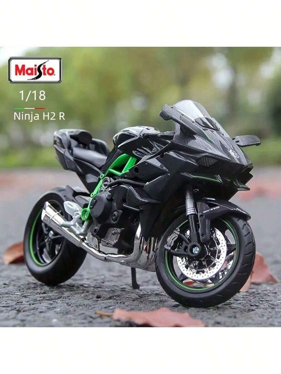 2025-1:18 Motorcycle Model Kawasaki Duka Street Car Sports Car Simulation Model Gift - Birthday Gift - Graduation Gift - Gift