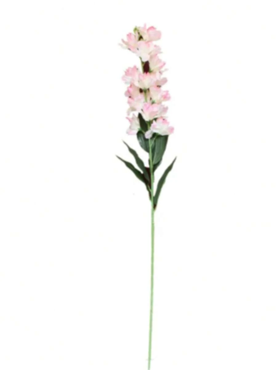 Stunning Delphinium – 80cm Faux Flower - Pink - View 1