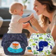 3 件套可爱儿童可重复使用训练内裤，男孩和女孩如厕训练裤，防水透气 - 彩色 - 查看 4