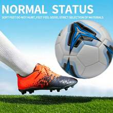 Premium Training & Match Use Soccer Ball, Puncture Resistant & Durable, Waterproof High Elastic Material - White, Blue and Black - View 9