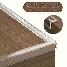 透明硅胶防撞条-桌子家具边条，窗台防撞软套桌角保护贴硅胶保护贴，加厚设计，适用于桌子、墙壁和窗台