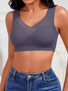 3pcs Seamless Backless Camisole Bras, Wireless Sports Bras, Sexy Undershirt Bras - Multicolor - View 2