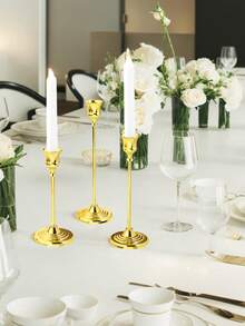 2pcs Metal Halloween Candle Holders Are Suitable For Table Decoration, Outdoor Courtyard Decoration, Office Desktop Decoration, Candlelight Dinner, Room Atmosphere, Suitable For Weddings, Family Gatherings, And Party Decoration Before Halloween Halloween Party - Multicolor - View 7