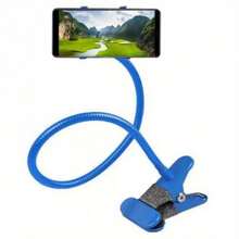 Flexible Long Arm Mobile Phone Holder, 360 Degree Rotation Slouchy Bracket With Clamp Mount For Bed And Desk, Handheld Phone Stand For Video Viewing - Multicolor - View 2