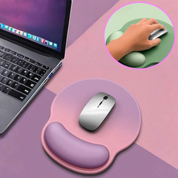 1pc Lovely Ergonomic Mouse Pad With Wrist Pad For PC Laptop Desktop, Fashion 3D Hand Support Mouse Pad, Mouse Cushion, Gaming Mice Mat, Office Home Mousepad