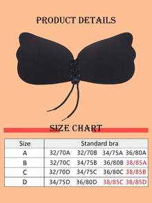 Sticky Invisible Mango-Shaped Bras – Strapless Silicone Push-Up Bra Cups For Backless Dresses, Breathable Self-Adhesive Lift Pads For Women, Reusable & Skin-Friendly - Black - View 10