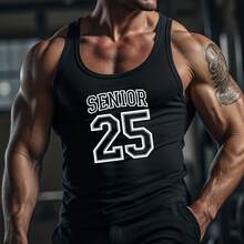 VitaFith European And American Style Men's Muscle-Fit Athletic Running Fitness Outdoor Sports Tank Top, Spring/Summer - Black - View 2