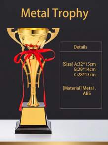 1 كأس معدني قابل للتخصيص لكرة القدم أو كرة السلة أو كرة الريشة، كأس ذهبي مصنوع من سبيكة حديد وبلاستيك ABS، جائزة مسابقة لرياضات كرة القدم والتنس، تصميم أنيق وعصري وكاجوال ومناسب للأشخاص التخصيصات والهدايا الفريدة للرجال والأصدقاء والعائلة في مناسبات الميلاد والعطلات والمسابقات الرياضية