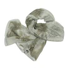 1 Pc Tactical Scarf Camouflage Netting Sniper Veil Men Sports Camo Gun Wrap For Hunting Shooting Wargame Wild Photography Military Outdoor Activities - Multicolor - View 25