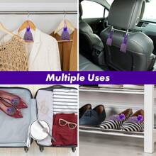 1/6/12 Pieces Of Lavender Sachet, Purple Gauze Bag Sachet For Household Wardrobe Drawers, Shoe Cabinets, Toilets, Car Car And Car Flavour Deodorization Sachet