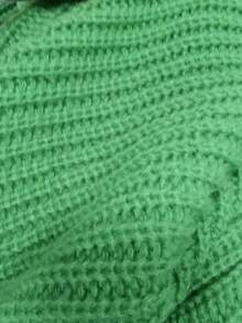 Casual Solid Color Drop Shoulder Loose Long Cardigan, Autumn/Winter