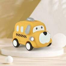 婴儿乙烯塑料可爱卡通动物惯性车可咬耐摔玩具车