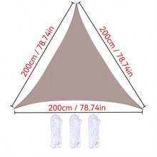 1pc Sunshade Canopy, Waterproof, UV-Resistant Rectangular Sunshade Cloth, Suitable For Outdoor Camping, Patio, Garden, Swimming Pool, Amusement Park, Made Of 210D Thin Waterproof Oxford Cloth - Multicolor - View 108