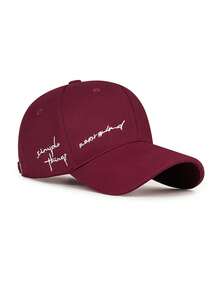 1pc & Versatile Letter Embroidery Baseball Cap, Fashionable Streetwear Style For Students - Baseball Cap - View 14
