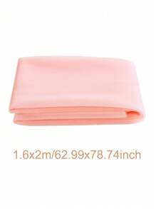 1pc 63*78inch Light Pink Yarn Table Runner, Perfect For Decorating Wedding Birthday Party, Party Room Table Decorations, 160*200cm Gauze Tablecloth Table Cover