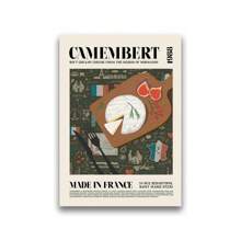 1 pièce /3 pièces Affiche d'art mural sans cadre, peinture sur canevas d'aliments délicieux, impression de cuisine du monde, affiche murale, décoration murale pour la maison, citations artistiques vintage