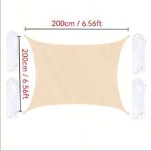 1pc Sunshade Canopy, Waterproof, UV-Resistant Rectangular Sunshade Cloth, Suitable For Outdoor Camping, Patio, Garden, Swimming Pool, Amusement Park, Made Of 210D Thin Waterproof Oxford Cloth - Multicolor - View 97