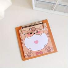 1 pieza de 30 notas adhesivas con diseños de dibujos animados lindos, libreta con estampado de animales, libreta, memo, libreta estudiantil de dibujos animados, perfecta para la escuela, la oficina y el hogar, de vuelta a la escuela