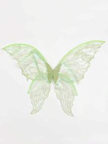 1 pieza Alas de hada con mariposa de lámina caliente, adecuadas para todo tipo de fiestas, bares, cosplay, festivales de música y Halloween