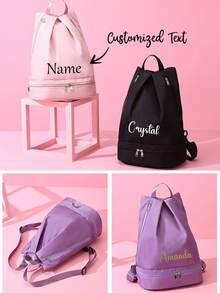 1 szt. Spersonalizowana torba do pływania, torba fitness z oddzieleniem rzeczy mokrych od suchych, wodoodporna torba do pływania, torba sportowa podróżna, torba do koszykówki i piłki nożnej, plecak turystyczny – idealny wybór na podróże na świeżym powietrzu i powrót do szkoły, wyjątkowy prezent świąteczny, prezent na ukończenie szkoły, prezent na Dzień Matki, prezent na Dzień Pielęgniarki, artykuły szkolne, powrót do szkoły, prezent do szkoły, do biura, do szkoły, do klasy, na prezenty dla nauczycieli, na uniwersytet, dla kolegi, do akademika, dla nauczyciela, dla chłopców i dziewcząt, dla nastolatków, uczniów gimnazjum, uczniów szkół średnich, uczniów szkół średnich, studentów, studentów uniwersytetu, studentów pierwszego i drugiego roku, studentów młodszych klas