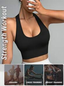 Reggiseni sportivi sexy push-up da donna, reggiseno sportivo con schiena incrociata, biancheria intima da yoga, bralette senza fili, reggiseno da palestra a prova di impatti, biancheria comoda