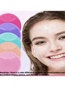 8pcs/6pcs/4pcs/2pcs Skin Massage Tools, Cleansing Brushes, Silicone Suction Cup Pads, Deep Cleansing Face Brushes, Face Cleansing & Massage Brushes, Mini Handheld Oval Washers, Gentle Exfoliation & Massage Face Cleansing Tools For Skin Care, Deep Cleaning & Gentle Exfoliation, Skin Massage, Travel Items, Weddings, Christmas Parties, Mother's Day Gifts, Birthday Gifts