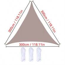 1pc Sunshade Canopy, Waterproof, UV-Resistant Rectangular Sunshade Cloth, Suitable For Outdoor Camping, Patio, Garden, Swimming Pool, Amusement Park, Made Of 210D Thin Waterproof Oxford Cloth - Multicolor - View 55