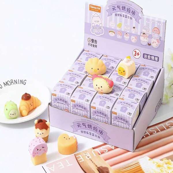 1 stuk Blind Box Squishy Stress Relief Speelgoed Bakknoedels, Wens Geluk Cadeau, Kleur Willekeurig