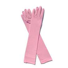 Unisex Nylonowe Długie Rękawiczki, Modny Styl Na Występ Na Balu Maskowym