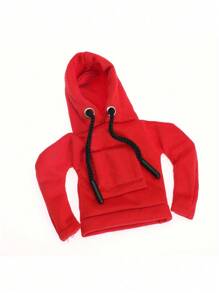 1pc 2025 New Design Car Gear Shift Knob Cover, Fashionable Mini Hoodie Sweatshirt, Car Gear Shift Head Decor, Interior Accessory