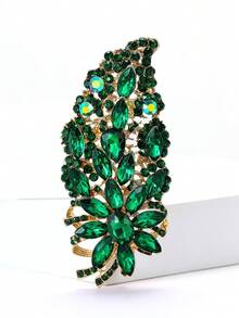 Fashionable Large Crystal Flower Brooch For Women Suitable For Wearing With Dress, Suit, Hat, Shoes, Flower Scarf - Flower (0955) - View 20