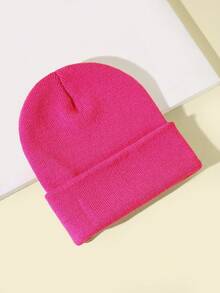 1 pieza Gorro de punto sin ala, gorro de invierno unisex cálido para actividades al aire libre - Multicolor - Ver 23