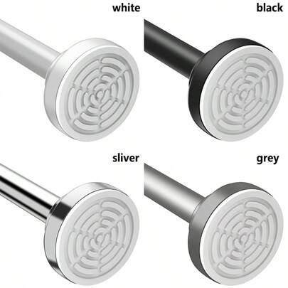 1 件浴帘杆、淋浴配件、拉杆、淋浴隔间、免打孔、易于安装、单侧可调节家居浴室装饰秋季装饰浴室配件返校