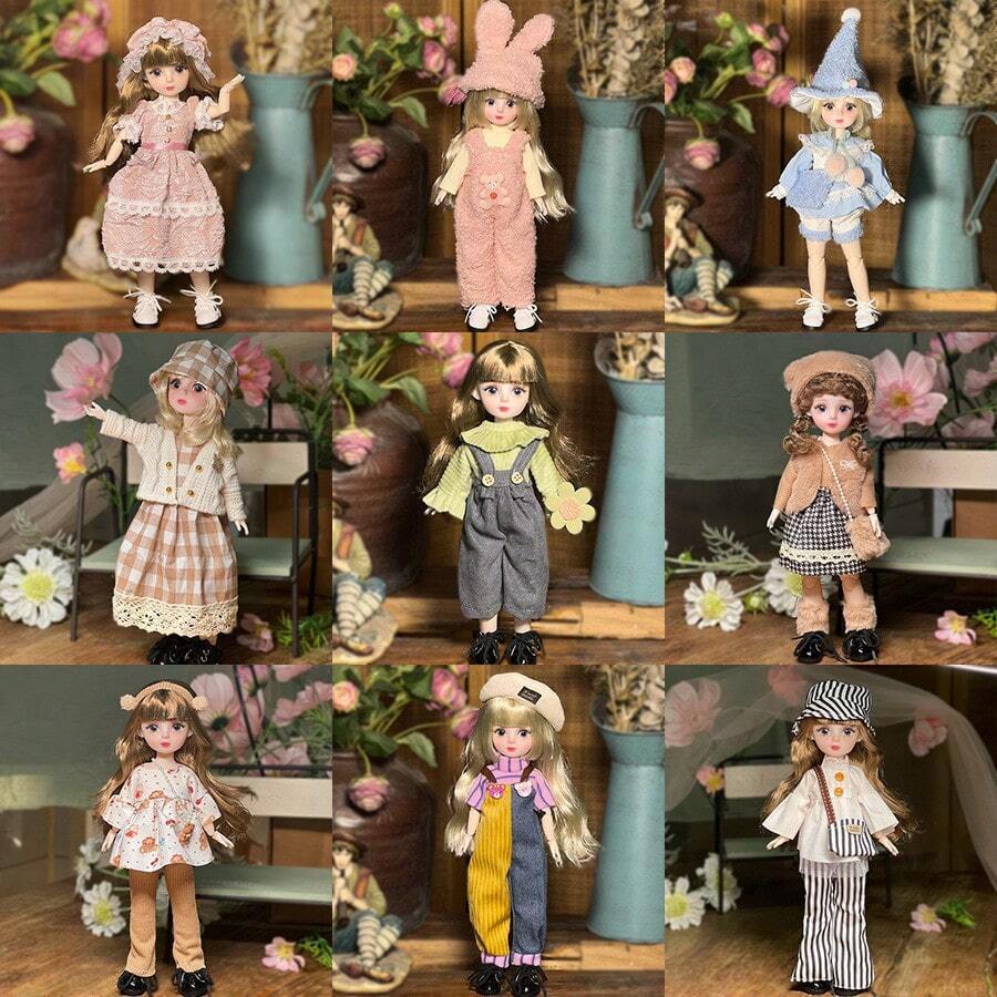12-Inch BJD Loli Doll Dress-Up Doll, Exquisite Makeup, Youth Doll Collection, Bedroom Ornaments, Living Room Ornaments, Home Decoration12-Inch BJD Loli Doll Dress-Up Doll, Exquisite Makeup, Youth Doll Collection, Bedroom Ornaments, Living Room Ornaments, Home Decoration - Multicolor - View 1
