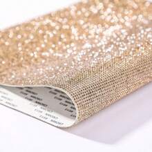 1pc Sparkling Crystal Rhinestone Sticker, 7.8 X 9.4 Inch, DIY Self-Adhesive Bling Decoration For Car, Phone, Crafts