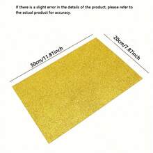 ورق تبطين اسفنجي لامع بحجم A4 مع ظهر لاصق، ورق رغوي إيفا سميك 1.8 مم لامع، مناسب للأشغال اليدوية والهدايا وبطاقات عيد الحب