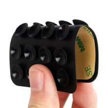 Silicone World Square Silicone Mobile Phone Fixing Suction Cup Car Mounted Bracket Phone Case Universal Anti Slip Suction Cup