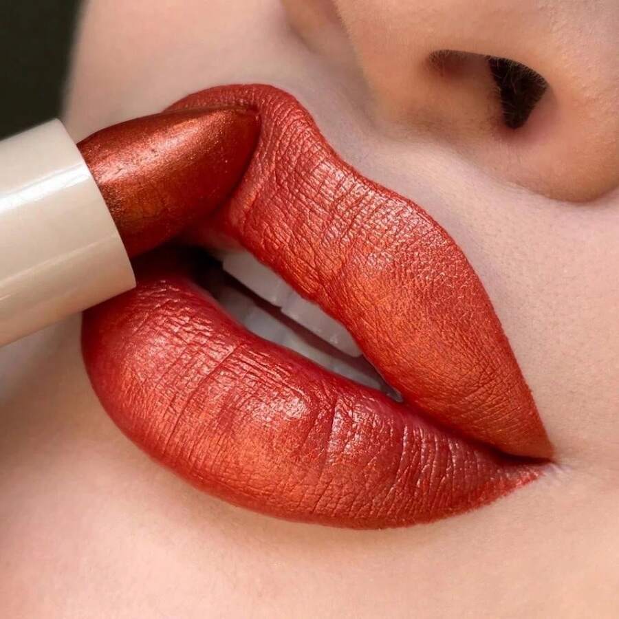 Shimmery Stick Bullet Lipstick Everyday Shine Mahav BCD-MV - Đồng sáng bóng - Xem 1