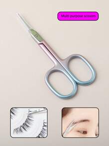1 pièce de coupe-cuticules multifonction en acier inoxydable arc-en-ciel, outil de coupe d'ongles pour éliminer les peaux mortes, convient aux hommes et aux femmes