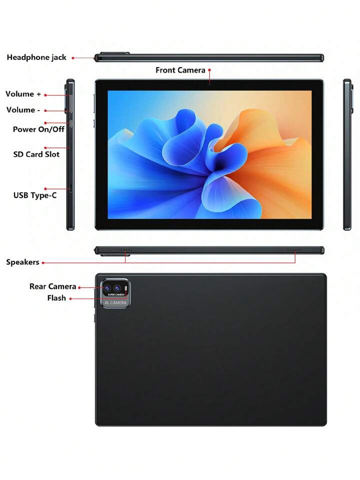 タブレット PC 2024新作 Wi-Fiモデル android13 10インチ RAM8GB