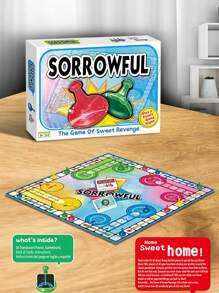 1 pieza Juego de mesa estratégico de expansión mental "Revenge", juego de mesa competitivo y divertido para lógica y habilidades de pensamiento, juego educativo de cartas y ajedrez