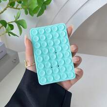 1pc Silicone Suction Phone Case Mount,Phone Suction Grip,Octobuddy,Sticky Phone Grip, Adhesive Phone Stand Sticky For Cell Phone - Multicolor - View 11