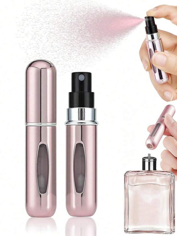 5ML Perfume Refillable Bottle,Refillable Perfume Atomizer Bottle,Perfume Travel Spray Bottling Dispenser,Mini Portable Empty Liquid Container ,Travel Essentials ,Travel Organizer For Beach ,Summer Vacation Back To School,1Pc