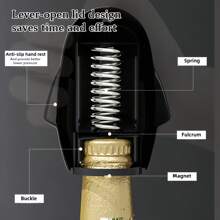 Abridor de Garrafa Pinguim Fofo, Ferramenta de Abridor de Garrafa Magnética Multifuncional, Abridor de Tampa, Abridor de Garrafa Prensável, Acessórios de Casa e Cozinha para Casa, Bar, Camping e Viagem, Itens Essenciais para Festa | Presentes de Novidade