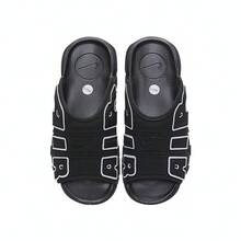 Men's NIKE AIR MORE UPTEMPO SLIDE Sandals/Slippers, DV2132-001