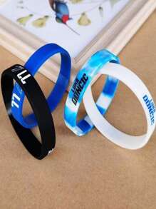 10pcs Outdoor Men's Basketball Fitness Wristbands, Luka Doncic Fan Accessories